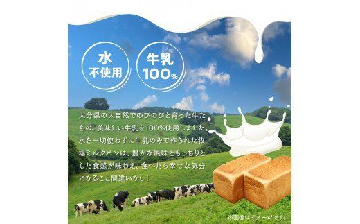 【B06007】牧場ミルク食パン　2本セット