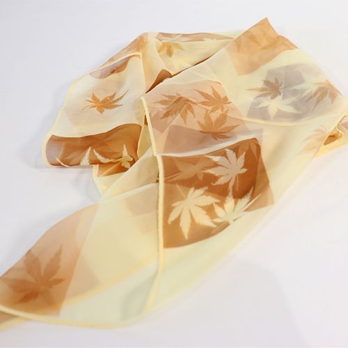 AN-4a 山の幸染め　スカーフ