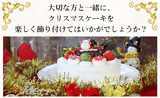 クリスマスケーキ 生クリーム 5号 【クリスマス限定】苺屋 ケーキ スイーツ おやつ 家族で のし対応不可 クリスマス it-0107