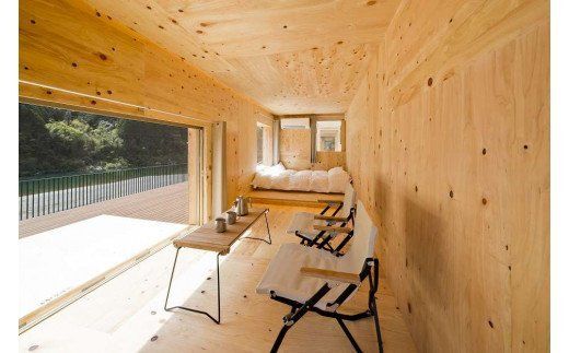 スノーピークおち仁淀川キャンプフィールド「住箱-jyubako-」ペア宿泊チケット