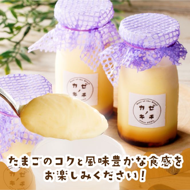 名古屋コーチンたまごのキャラメルプリン　6個セット［075K11］