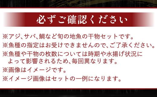 【定期便_奇数月お届け６回】訳あり！地魚干物セット約１．５ｋｇ　nk034