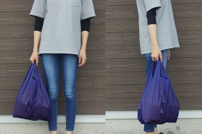 [R305] oxtos CORDURA エコバッグ【ブルー】