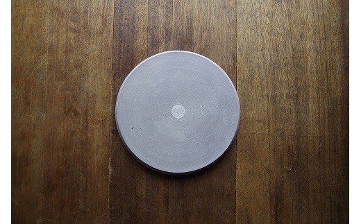 【天然素材100％の手仕事】CONCRETE CERAMIC Plate S 020007