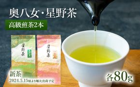 八女茶 新茶 星野村の八女茶2本セット