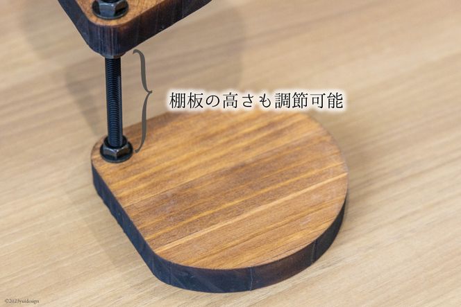 棚 小さなしずくの スタンド シェルフ (角) 底板直径13cm×H30cm [新星金属製作所 大阪府 守口市 20940962] インテリア 家具 花台 飾り棚