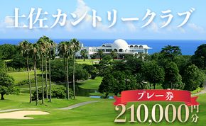 土佐カントリークラブ プレー券 210,000円分 - ゴルフ場 チケット プレー券 ラウンド コース 700000円 趣味 体験 スポーツ アウトドア 手結山開発観光株式会社 高知県 香南市 kb-0016