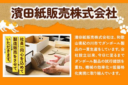 ねこもふドーム 濱田紙販売株式会社 猫 ネコ《90日以内に出荷予定(土日祝除く)》 和歌山県 紀の川市 ペット用品 段ボール ダンボール 爪とぎ ツメとぎ---wsk_hamacatmf_90d_22_12000_dome---