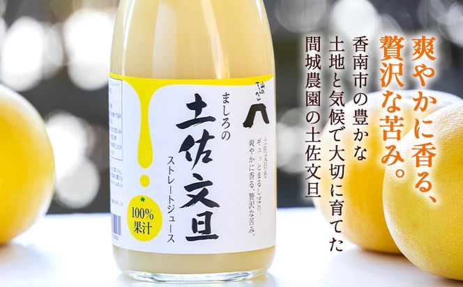 土佐文旦ジュース 1本(720ml) 糖度13度以上 果汁100％ 山のてっぺん間城農園 - ぶんたん フルーツ 果物 くだもの 柑橘 国産 果実 ドリンク 飲み物 ms-0069