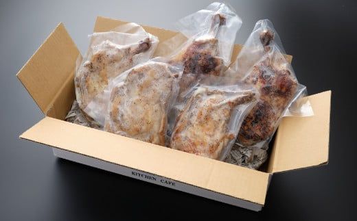 室戸の塩をすりこんだ骨付とり足５本セット　kd003