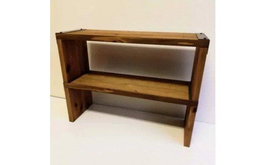 無垢材 シューズラック2個 [新星金属製作所 大阪府 守口市 20940903] リビング 玄関 子供部屋 トイレア インテリア 収納