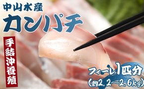 カンパチ 鮮魚 カンパチフィレ 約2.2kg～2.6Kg 手結沖養殖 - 期間限定 魚 かんぱち 海鮮 鮮魚 魚介類 切り身 海の幸 ギフト お刺身 煮物 焼き魚 おかず 手結沖養殖 産地直送  高知県 香南市 ny-0008