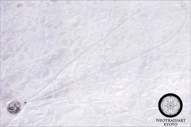 京丹後限定版　玉鋼ネックレス「五十鈴 -Isuzu-」SV925 (チェーン長め)　NT00002