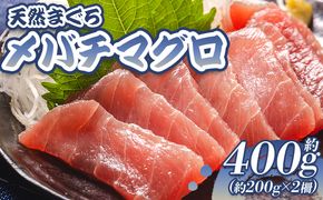 マグロ 小分け 約400g 2冊 刺し身 天然 まぐろ メバチマグロ - 鮪 まぐろ 赤身 寿司 刺身 海鮮丼 漬け丼 アボカドサラダ おつまみ 海の幸 高知県 香南市 oo-0003