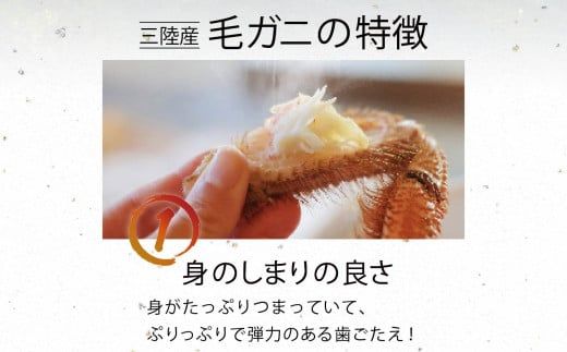 【令和7年発送】三陸産！活毛ガニ 300g相当×1杯【2025年2月〜4月発送】【配送日指定不可】【0tsuchi01297】【08】