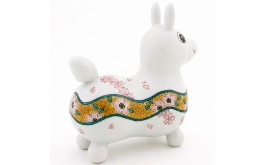 「RODY（ロディ）」×「九谷焼」050034. 【RODY×九谷焼】九谷焼置物ロディ「吉田屋桜文」