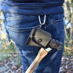 E-41 Bushcraft hammer　1本でハンマーと斧が使える