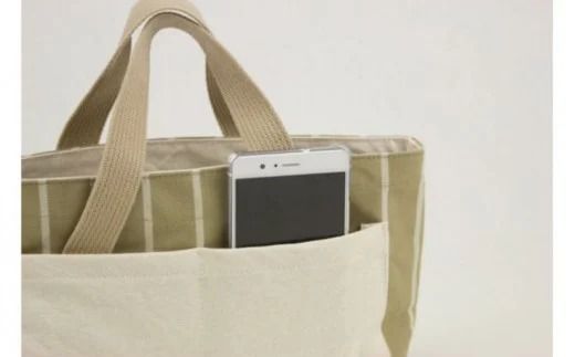 「琉球帆布」 バッグインバッグ - 帆布 収納 ポケット たくさん 機能性抜群 整理 おしゃれ かばん 鞄 手仕事 手づくり ハンドメイド 琉球帆布 伝統技術 沖縄県 八重瀬町【価格改定】