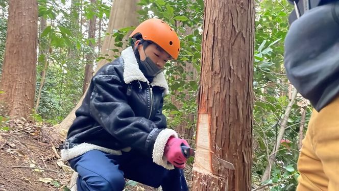 毛呂山町　親子で1日木こり体験！