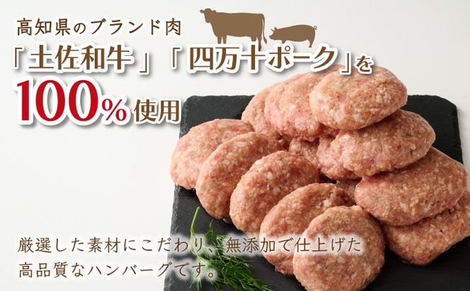 ハンバーガー屋の本気ミニハンバーグ750ｇ（50ｇ×15個） ＜ 国産 高知県産 牛肉 豚肉 ブランド肉 希少 土佐あかうし 四万十ポーク ＞sd018