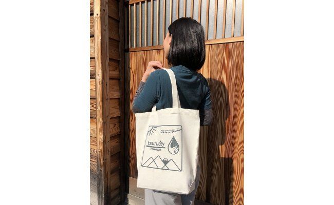 CM001　都留市 限定オリジナルエコバッグ　３点セット