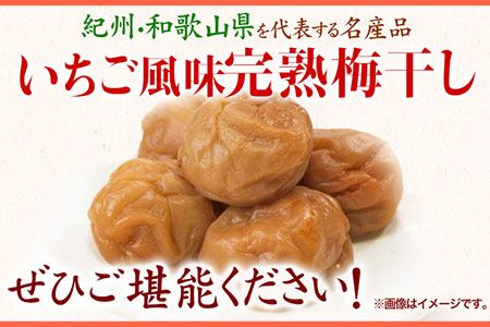 紀州南高梅使用いちご風味完熟梅干し800g 厳選館 《90日以内に出荷予定(土日祝除く)》 和歌山県 日高川町 紀州南高梅 いちご 梅干し---wshg_tmt185_90d_24_14000_1p---