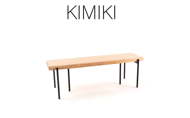 【幅サイズオーダー可能】　KIMIKI - MIMIベンチ 100cm -150cm M-mp-A49A