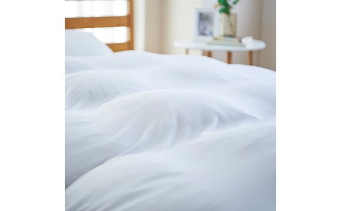 GS023とろける羽毛ふとん［セミダブル］肌掛けふとん 専用カバー付き/プラチナ