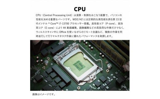 デスクトップパソコン 富士通 ESPRIMO WD2/H2 Windows11 Core-i7 第13世代CPU搭載 メモリ8GB 256GB SSD 分離型デスクトップ【59-001】