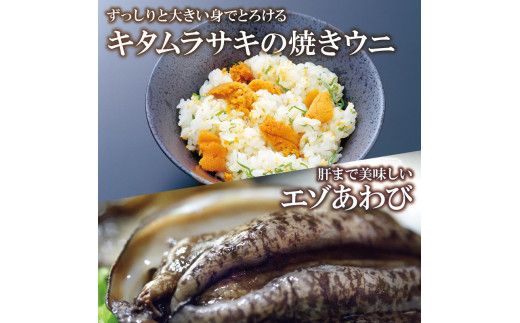海鮮4種 約640g ホタテ あわび 鮑 いくら 焼きうに 帆立 雲丹 寿司 Abalone ステーキ バターソテー 正月 お正月 おせち 刺し身 刺身 バーベキュー BBQ ごはん 夕飯 おかず おつまみ 晩酌 米 丼 海産物 海鮮 魚介 魚介類 贈答品 お中元 お歳暮 大船渡 三陸 岩手県 国産 [56500632_1]