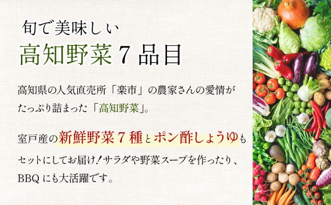野菜セット  詰め合わせ 7種 ( 特製ポン酢付 )  新鮮 旬 春夏秋冬 おまかせ 5000円 送料無料!