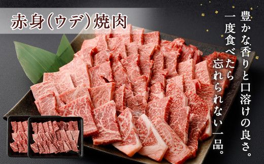 ＜宮崎牛 焼肉 定期便3回＞翌月下旬頃に第1回目発送（12月は中旬頃）【c1177_ya】 霜降り 肩ロース 赤身 計約2kg