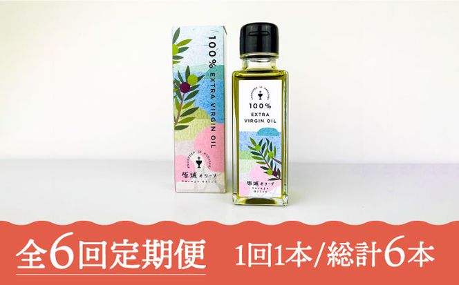 【6回定期便】 原城 オリーブ エクストラ・ヴァージンオイル 100ml 1本 / オリーブオイル オイル 油 調味料 / 南島原市 / ミナサポ [SCW055]