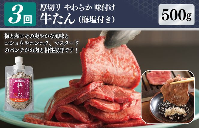 099Z133 焼肉専門店厳選 人気 焼肉 定期便 全3回【毎月配送コース】