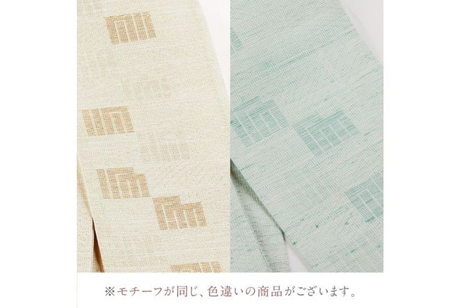 丹後帯 半幅帯「源氏香」（薄ピンク）FY00055