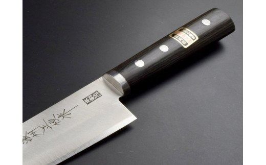 H20-18 DPクラッド剣型包丁180mm 濃州正恒作 丸口金付 (C-122M)