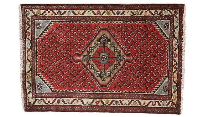 限定1品】 トライバルラグ ビンテージ 1980年代 手織り ペルシャ絨毯