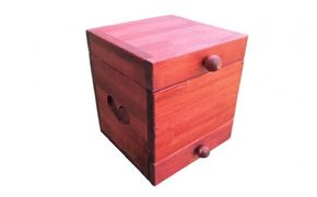 099H2194 手作り木製 メイクボックス