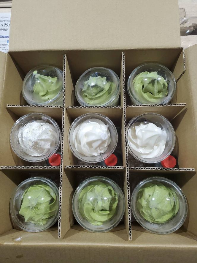 藤枝抹茶ソフトクリーム「藤枝のお点前」9個セット [PT0001-000006-X1]