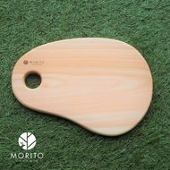 MORITOブランド　森のキッチンプレート＜丸みひのき＞　／カッティングボード　まな板　木皿　キッチンツール