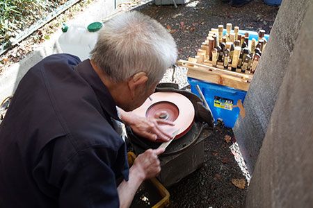台所包丁研ぎサービス　三徳包丁・菜切り包丁・ペティナイフ・牛刀のうち、3本の組み合わせ