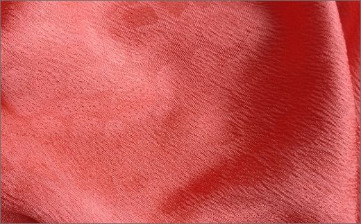 丹後ちりめん　シルク・ストール（ピンク）　TR00021