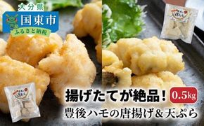 揚げたてが絶品！豊後ハモの唐揚げ＆天ぷら/0.5kg_0275N