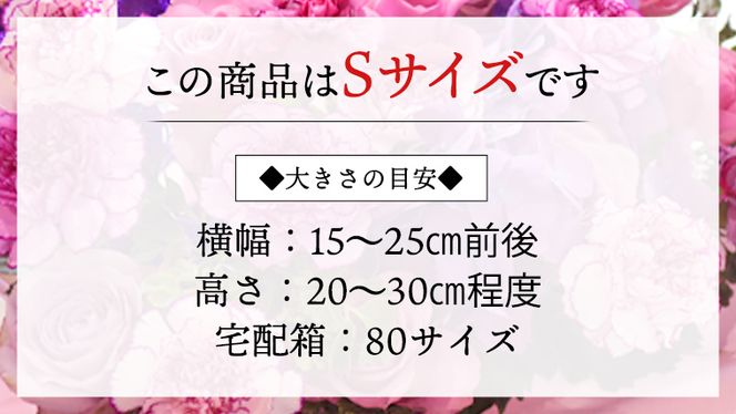 【 12ヶ月 定期便 】 癒し の フラワー セラピー アレンジメント Sサイズ お花 花 はな アレンジ リラックス リフレッシュ ストレス [CT122ci]