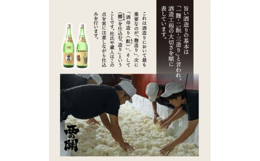 西の関・清酒飲みくらべ（手造り純米酒＆特別本醸造くにさき）_29207A