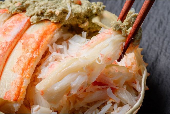 【蟹の匠 魚政】プレミアムズワイガニ甲羅盛り 蟹の漢船(おとこぶね) 中 2個(2026年1月～発送)　UO01287