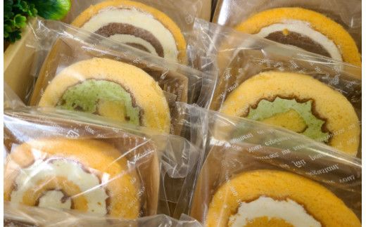 ロールケーキ + クラムケーキ 詰め合わせ 5種類 10個《築上町》【社会福祉法人　恵愛会】 [ABAO001]