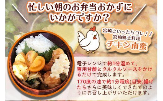 ＜宮崎名物 チキン南蛮（10パックセット）タルタル・甘酢付＞準備でき次第翌々月までに順次発送【a0057_hi】