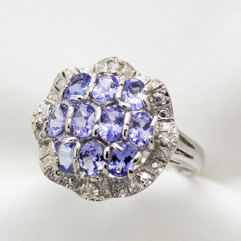 タンザナイト リング 1.50ct SV925 (12475)