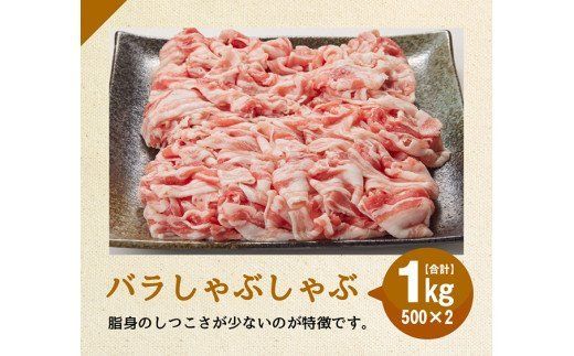 宮崎県産豚肉しゃぶしゃぶセット3kg [G7522]